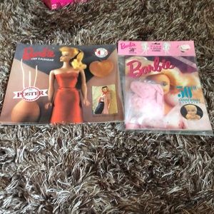 1989 Barbie calendar and magazine